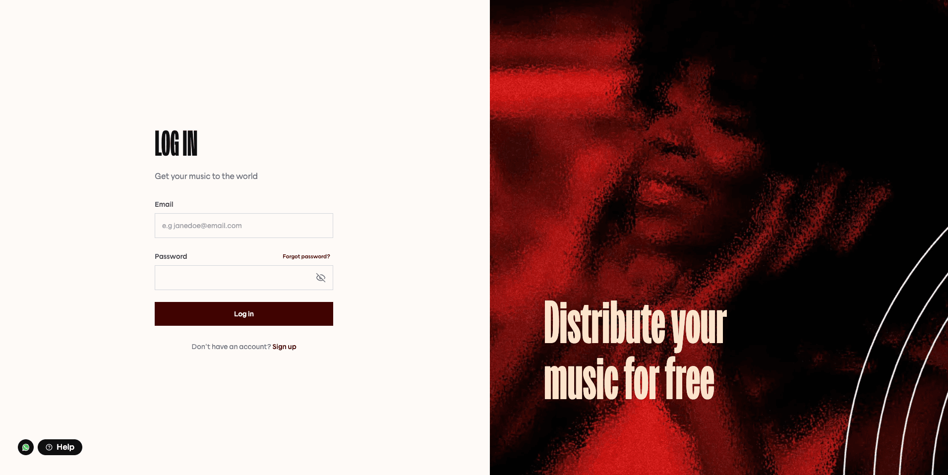 Crux Global: Web platform for independent music distribution
